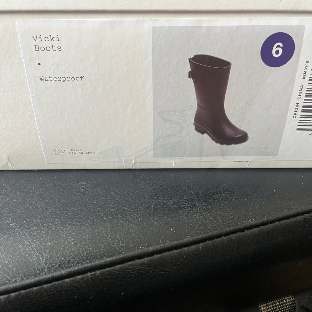 Womens Vicki Mid Calf Rain Boots | A New Day | Black - Picture 5 of 5